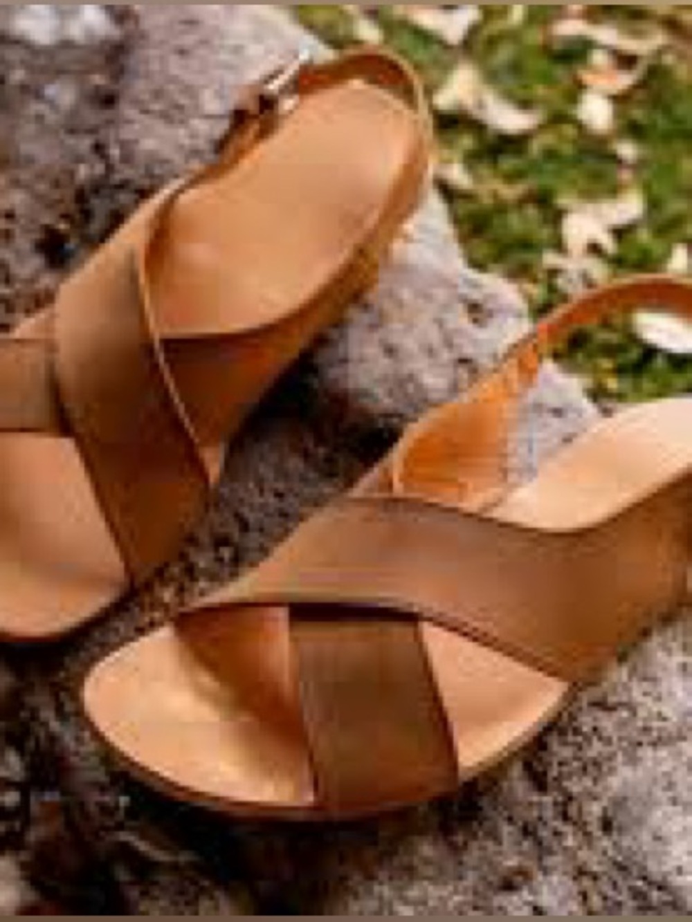 Kork Ease Leather sling back sandal GUC